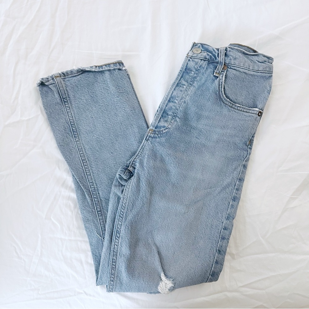 Agolde Riley Straight Jeans - Picture 4 of 7